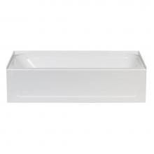 Mustee And Sons T6032R - Topaz Bathtub, 32'', Fiberglass, White