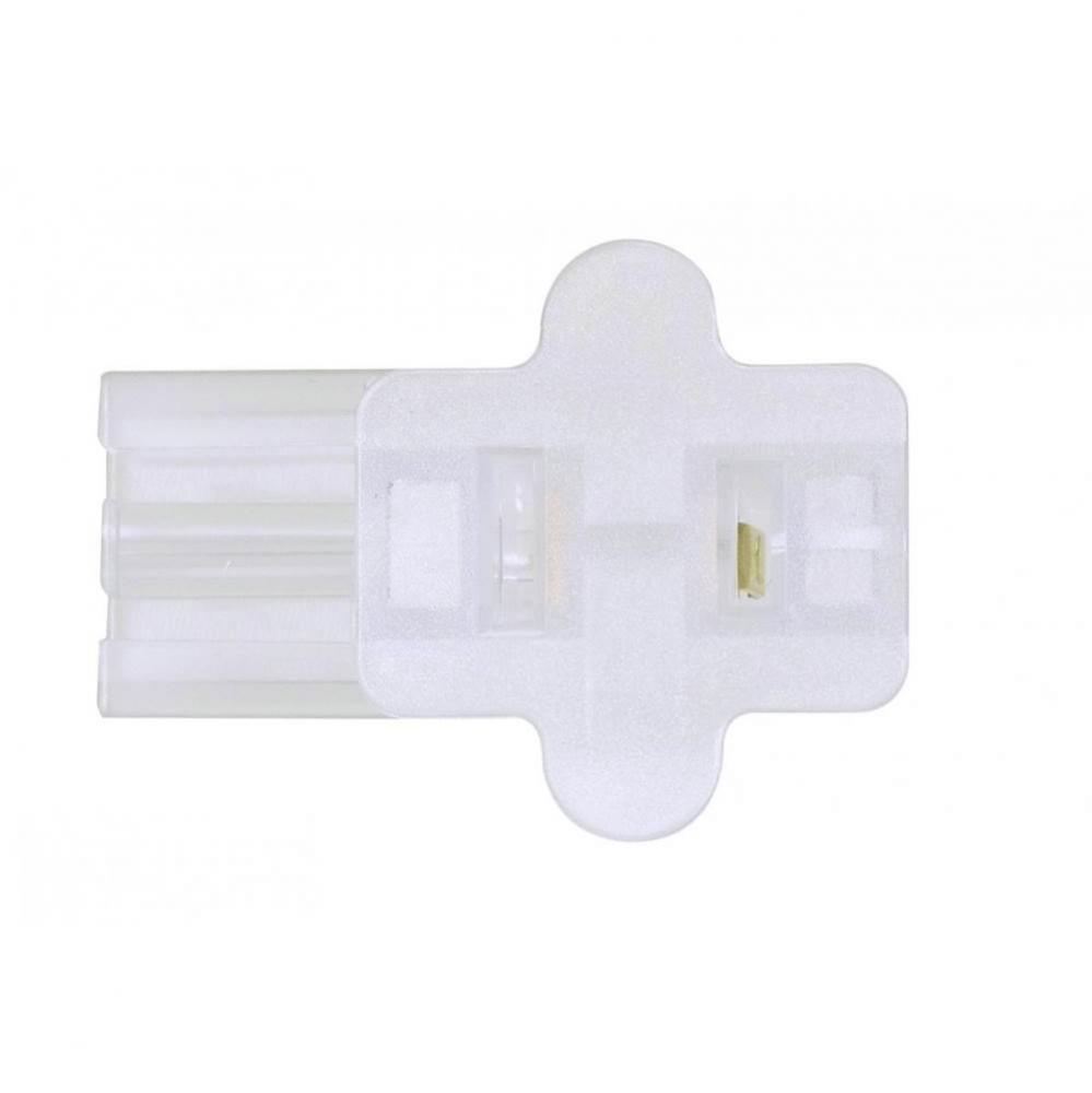 Clear Silver Female Spt-1 Plug