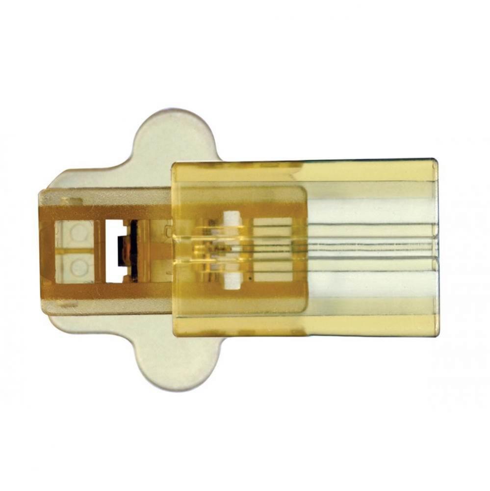 Clear Gold Female Spt-2 Plug