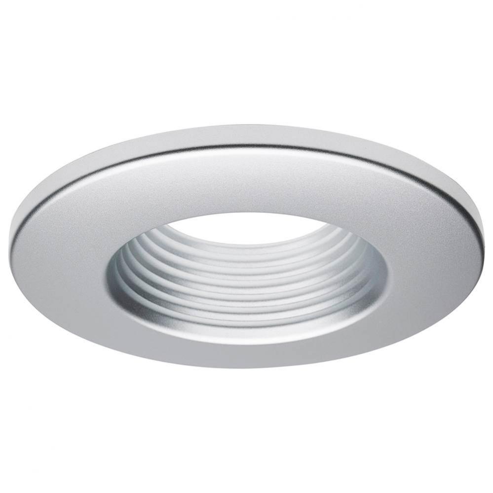 Deep Baffle Trim; 4 Inches; Brushed Nickel Finish