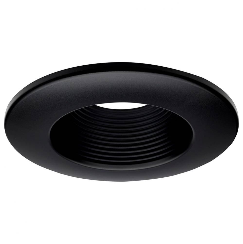 Deep Baffle Trim; 6 Inches; Black Finish