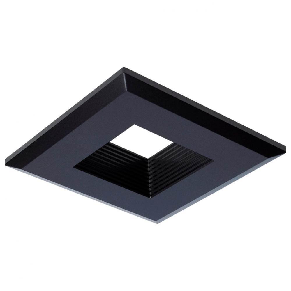 Deep Baffle Trim - 4 Inch Square - Bronze Finish