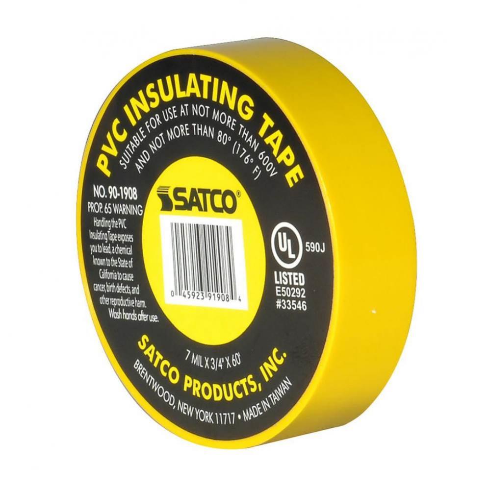 Yellow Elec Tape 60 Ft. 3/4&apos;&apos;