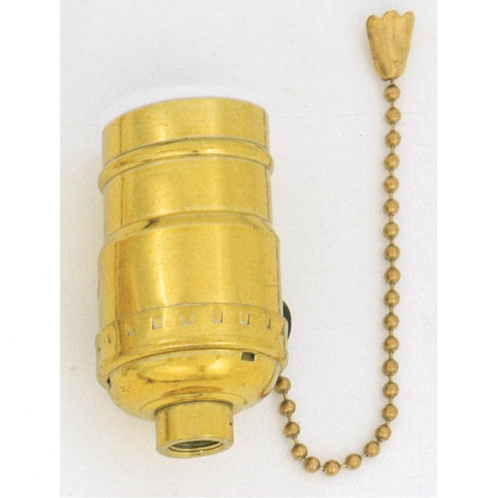 Standard Gilt Light Socket Pull Chain