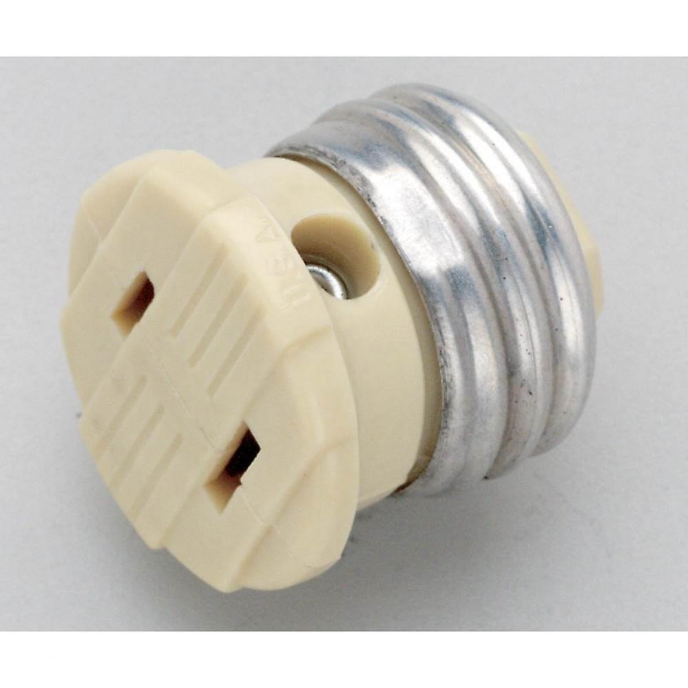 Bakelite Ivory Female Screw Plug