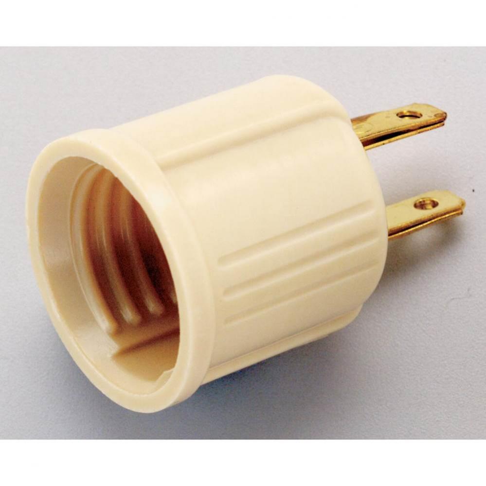 Bakelite Ivory Socket Adapter