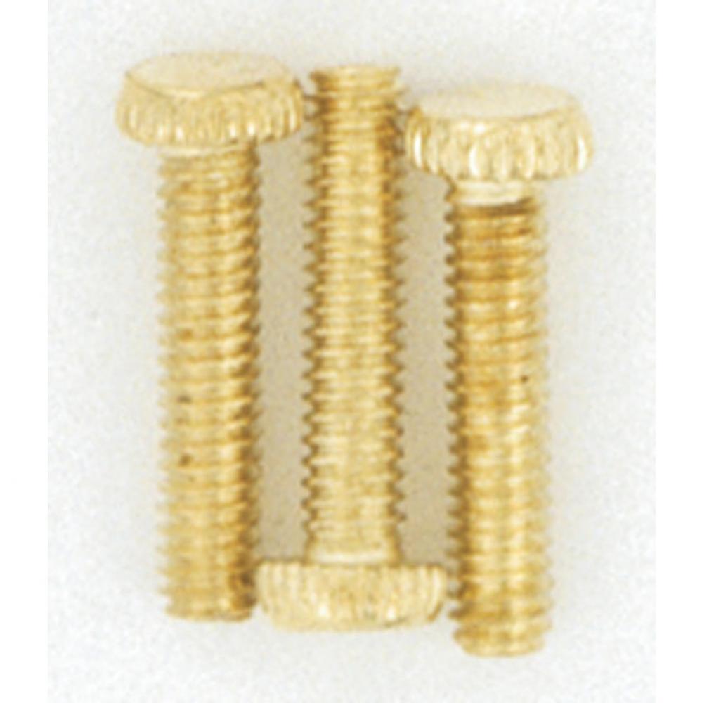 3 8/32 x 3/4 Brass Plated Screws