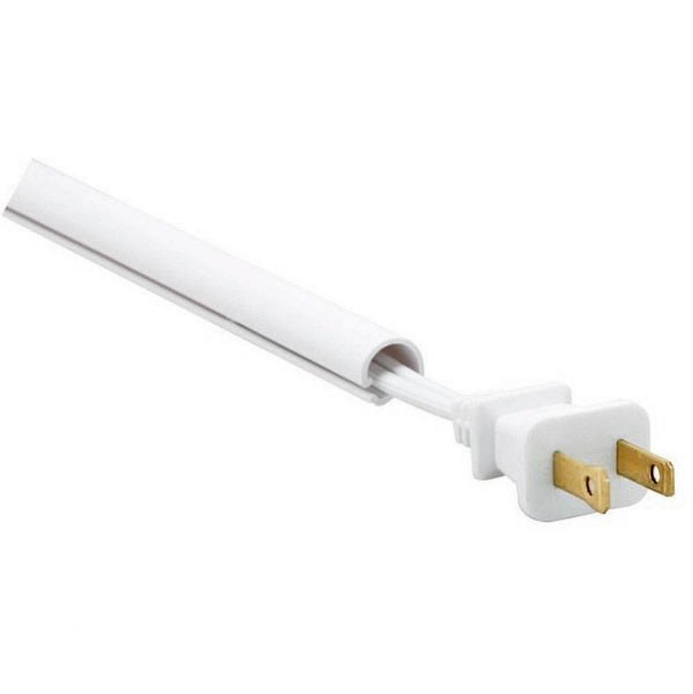 40&apos;&apos; White Electric Cord Cover