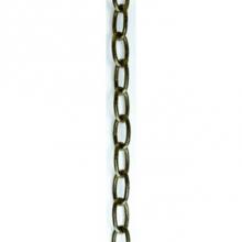 Satco 90-081 - 1 Yd 4 Ga Antique Brass Chain