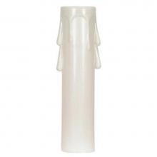 Satco 90-1507 - 2'' Candelabra Cover Ivory/Ivory Drip