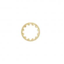 Satco 90-1580 - 1/4 Ip Tooth washer Brass Plate