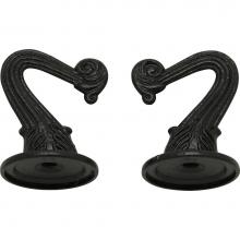 Satco 90-452 - Black Finish Metal Hooks and HDWE