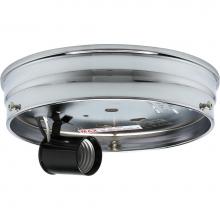 Satco 90-755 - 6''wired 1 Light Pan Chr Finish