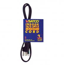 Satco 93-5040 - 3 ft 16/3 Spt-2 Garbage