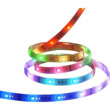 Satco S11263 - 20 W 6 ft, LED, RGBW Strip Light, Starfish IOT, 120 V, 1600 Lumens