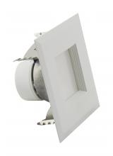 Satco S11820 - 6.5 W Square LED Downlight Retrofit, 4'', Adjustable Color Temperature, 120 V