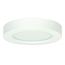 Satco S21502 - 10.5 W 5.5'' Flush Mount LED Fixture, 5000K, Round Shape, White Finish, 120 V