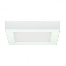 Satco S21506 - 10.5 W 5.5'' Flush Mount LED Fixture, 5000K, Square Shape, White Finish, 120 V