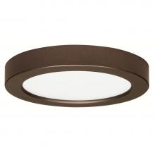 Satco S21507 - 13.5 W 7'' Flush Mount LED Fixture, 3000K, Round Shape, Bronze Finish, 120 V