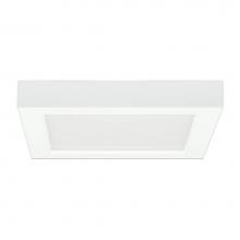 Satco S21511 - 13.5 W 7'' Flush Mount LED Fixture, 4000K, Square Shape, White Finish, 120 V