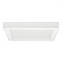 Satco S21517 - 18.5 W 9'' Flush Mount LED Fixture, 4000K, Square Shape, White Finish, 120 V