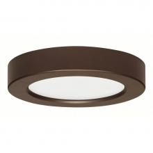 Satco S29322 - 10.5 W 5.5'' Flush Mount LED Fixture, 2700K, Round Shape, Bronze Finish, 120 V