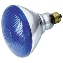 Satco S4428 - 100W BR-38 BLUE 120V.