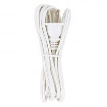 Satco S70-100 - 8 ft White Cord with Plug