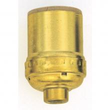 Satco S70-420 - Keyless Brite Gilt Light Standard Socket