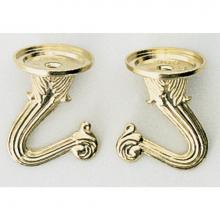 Satco S70-450 - Brass Finish Double Hook Set