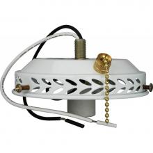 Satco SF77/461 - White Wired Fan Kit Candelabra