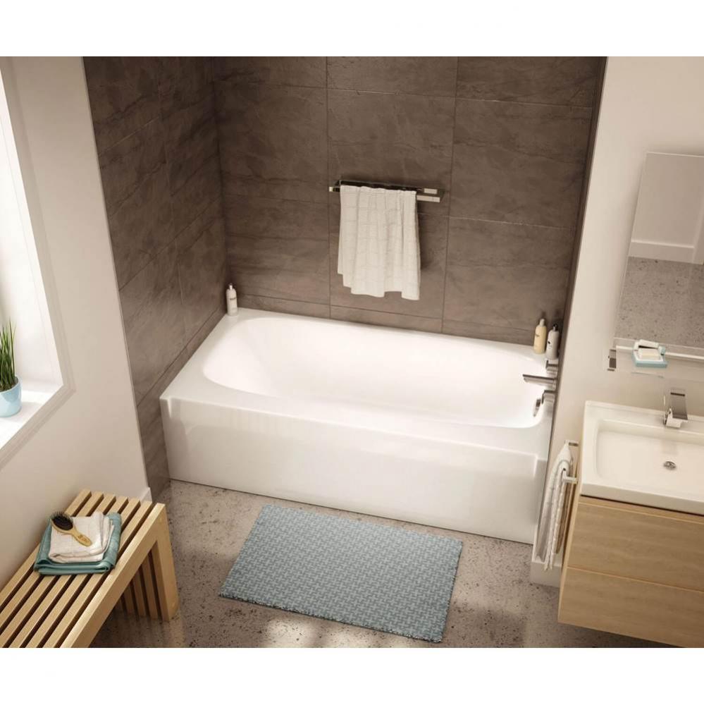 TO-2954 AcrylX Alcove Right-Hand Drain Bath in White