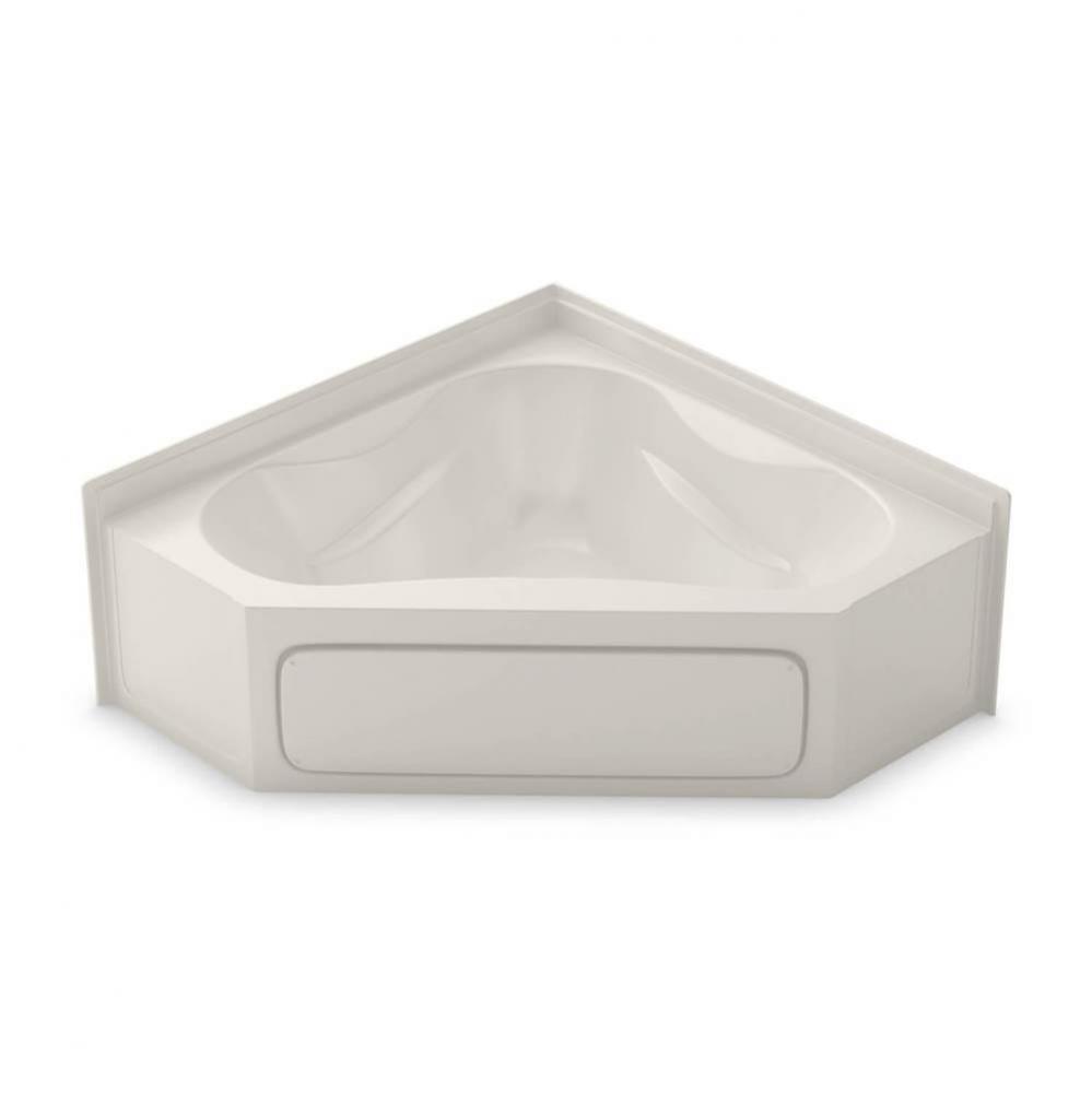 GT-6060AP AcrylX Corner Center Drain Bath in Biscuit