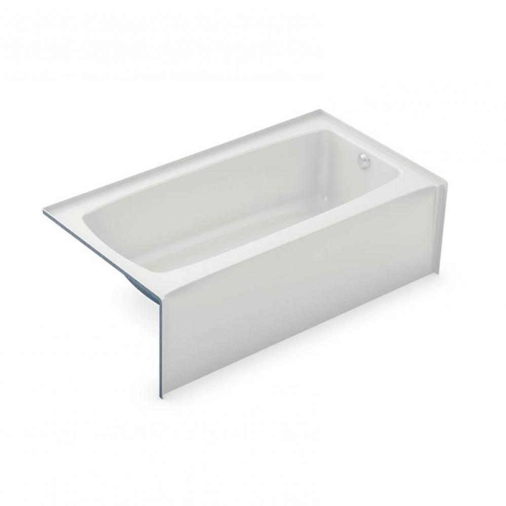 TO-3260 60 in. x 32 in. Rectangular Alcove Bathtub with Right Drain in White