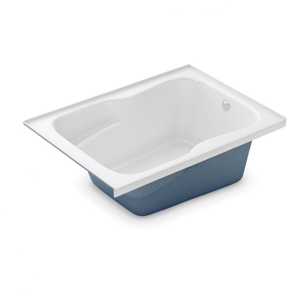 SBF-3672 72 in. x 36 in. Rectangular Alcove Bathtub with Right Drain in Bone