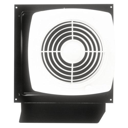 8 in., Through Wall Fan, White Plastic Grille, 180 CFM.