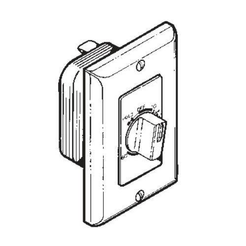 60 Minute Time Control, with “continuous on” feature. Ivory, 20 amps, 120V.