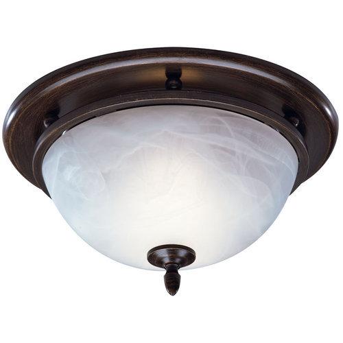 Decorative Fan/Light, Oil-Rubbed Bronze, Glass Globe,  Uses two 60 Watt candelabra bulbs, 70 CFM.