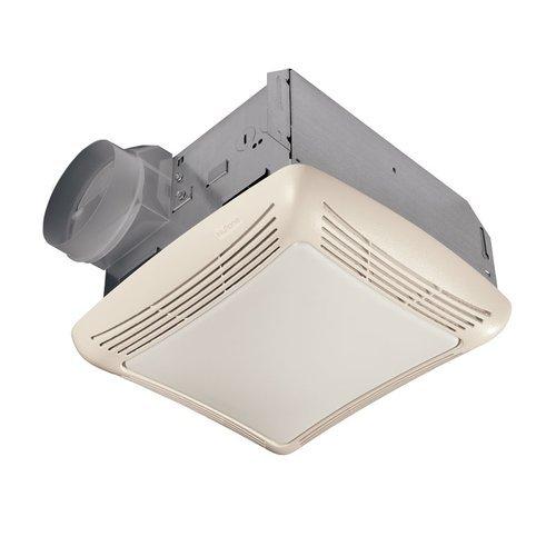 Fan/Light, 100 Watt Incandescent Light, Title 24 compliant, 70 CFM.