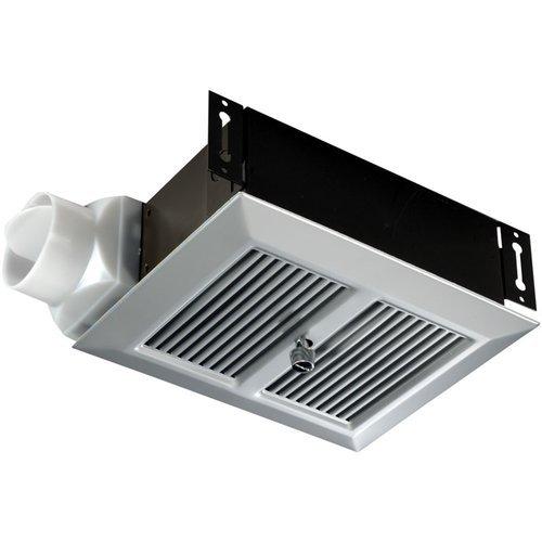 Ceiling/Wall Fan, White Plastic Grille, 3 in. Duct,  80 CFM.