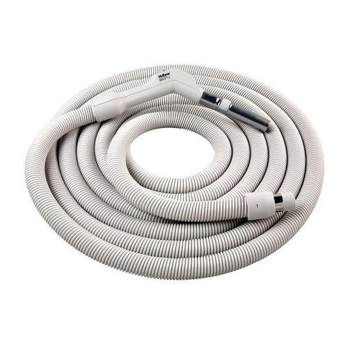 Central Vacuum Low Voltage Crushproof Hose — 30&#39; features swivel handle.
