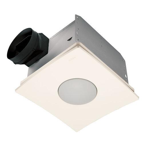 Ultra Silent Series, Fan/Light, 42W fluoresent Light, 4W Nightlight, 150 CFM, Title 24 Compliant, En