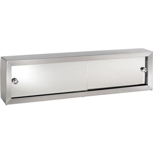 Commodore,Surface Mount,  Storage Cabinet, 30-1/4 in.W x 8-3/4 in.H, Stainless steel