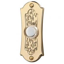 Broan-Nutone PB27LPB - Door Chime Pushbutton, lighted in polished brass