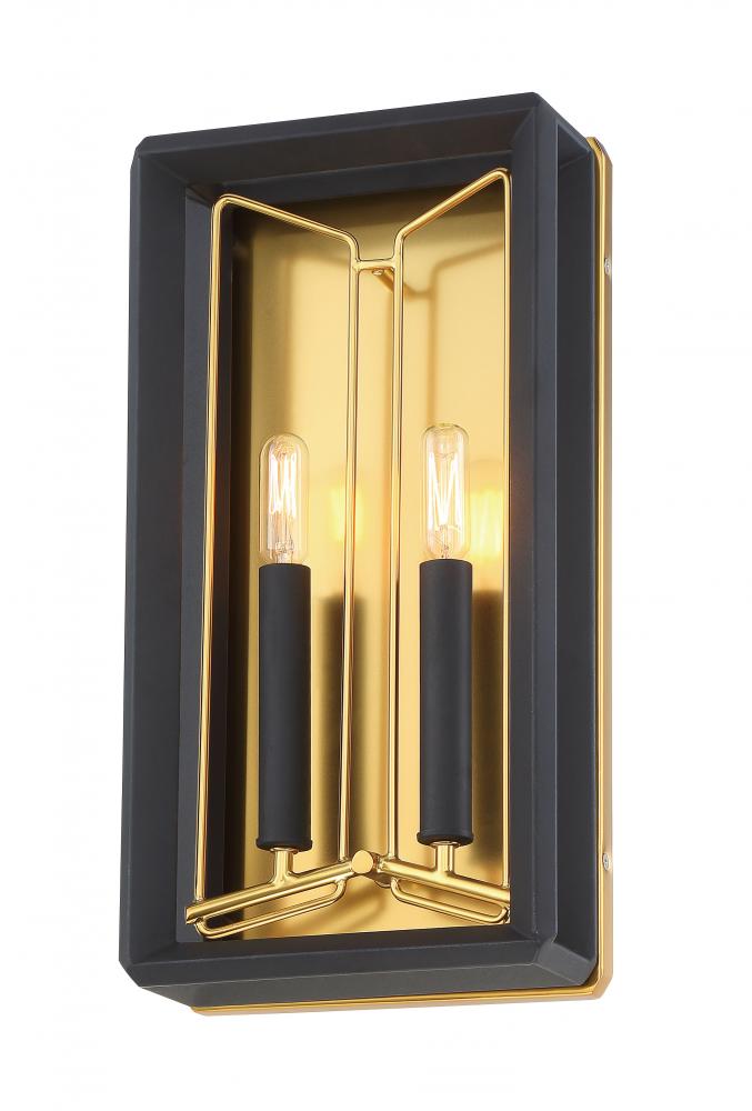 2 LIGHT WALL SCONCE