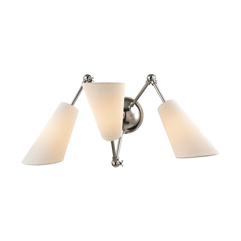 3 LIGHT WALL SCONCE