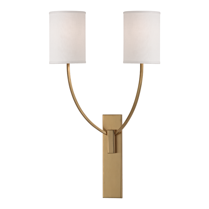 2 LIGHT WALL SCONCE