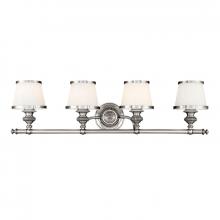 Hudson Valley 2004-PN - 4 LIGHT BATH BRACKET