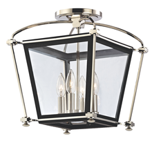 Hudson Valley 3610-AGB - 4 LIGHT SEMI FLUSH