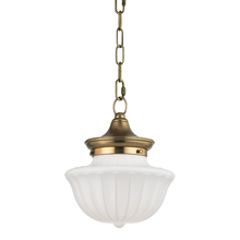 Hudson Valley 5009-AGB - 1 LIGHT SMALL PENDANT